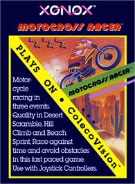 Box cover for Motocross Racer on the Coleco Vision.