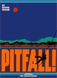 Box cover for Pitfall on the Coleco Vision.