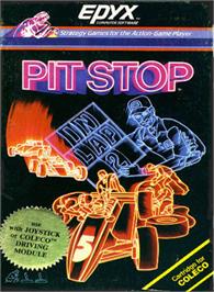 Box cover for Pitstop on the Coleco Vision.