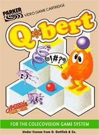 Box cover for Q*bert on the Coleco Vision.