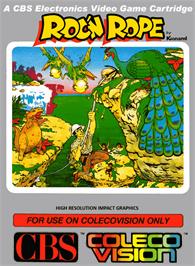 Box cover for Roc'n Rope on the Coleco Vision.