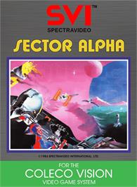 Box cover for Sector Alpha on the Coleco Vision.