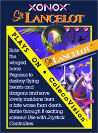 Box cover for Sir Lancelot on the Coleco Vision.