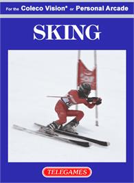 Box cover for Skiing on the Coleco Vision.