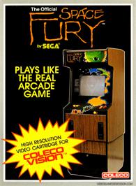Box cover for Space Fury on the Coleco Vision.