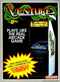 Box cover for Venture on the Coleco Vision.