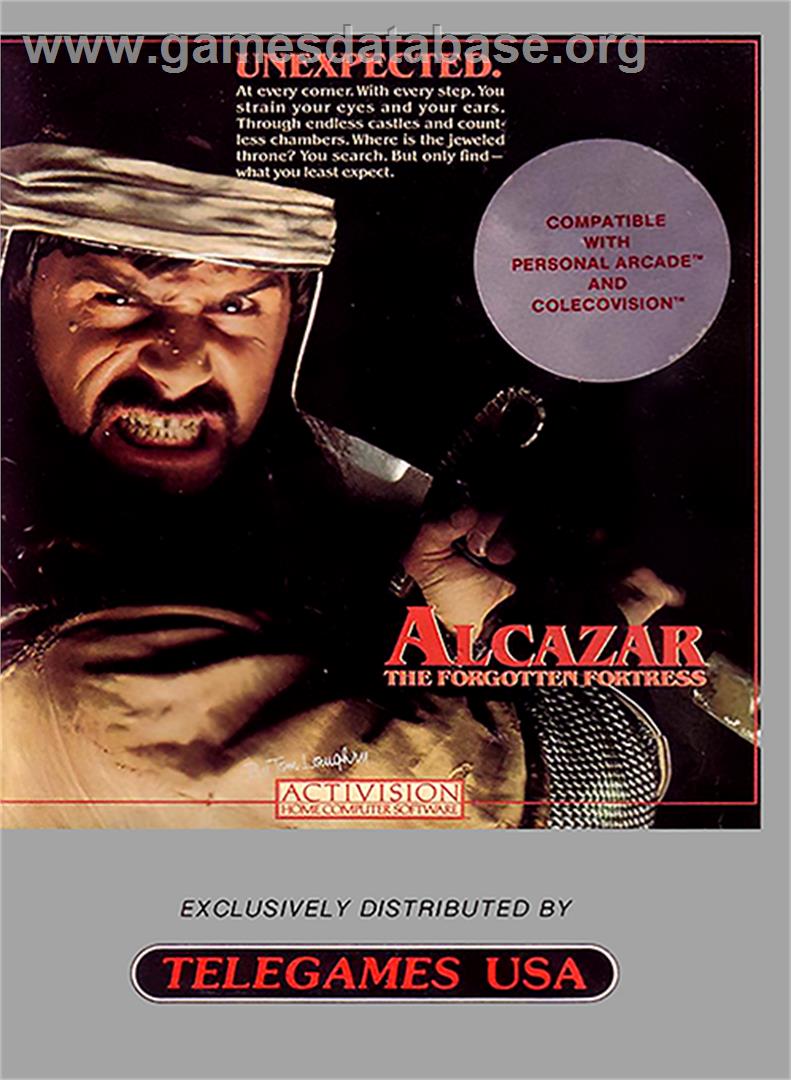Alcazar: The Forgotten Fortress - Coleco Vision - Artwork - Box