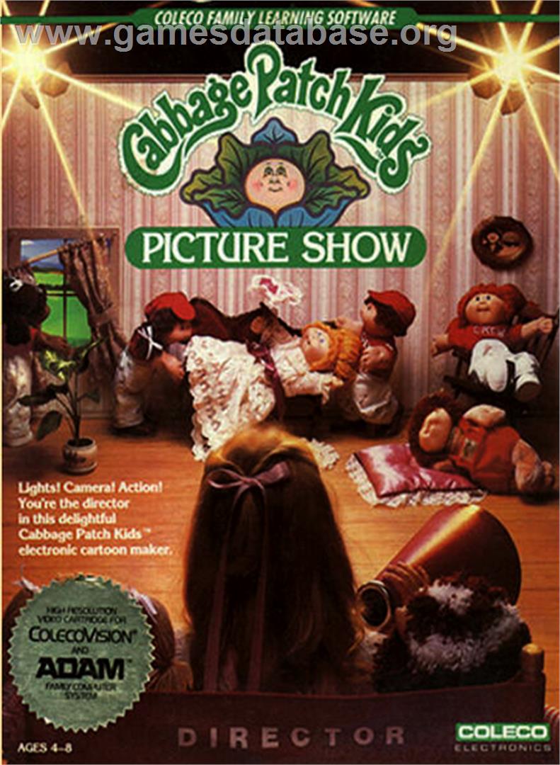 Cabbage Patch Kids Picture Show - Coleco Vision - Artwork - Box