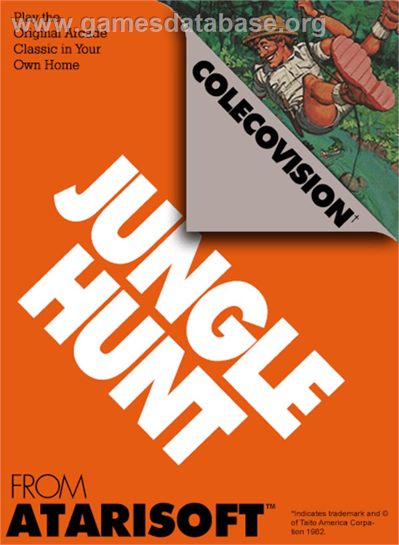 Jungle Hunt - Coleco Vision - Artwork - Box