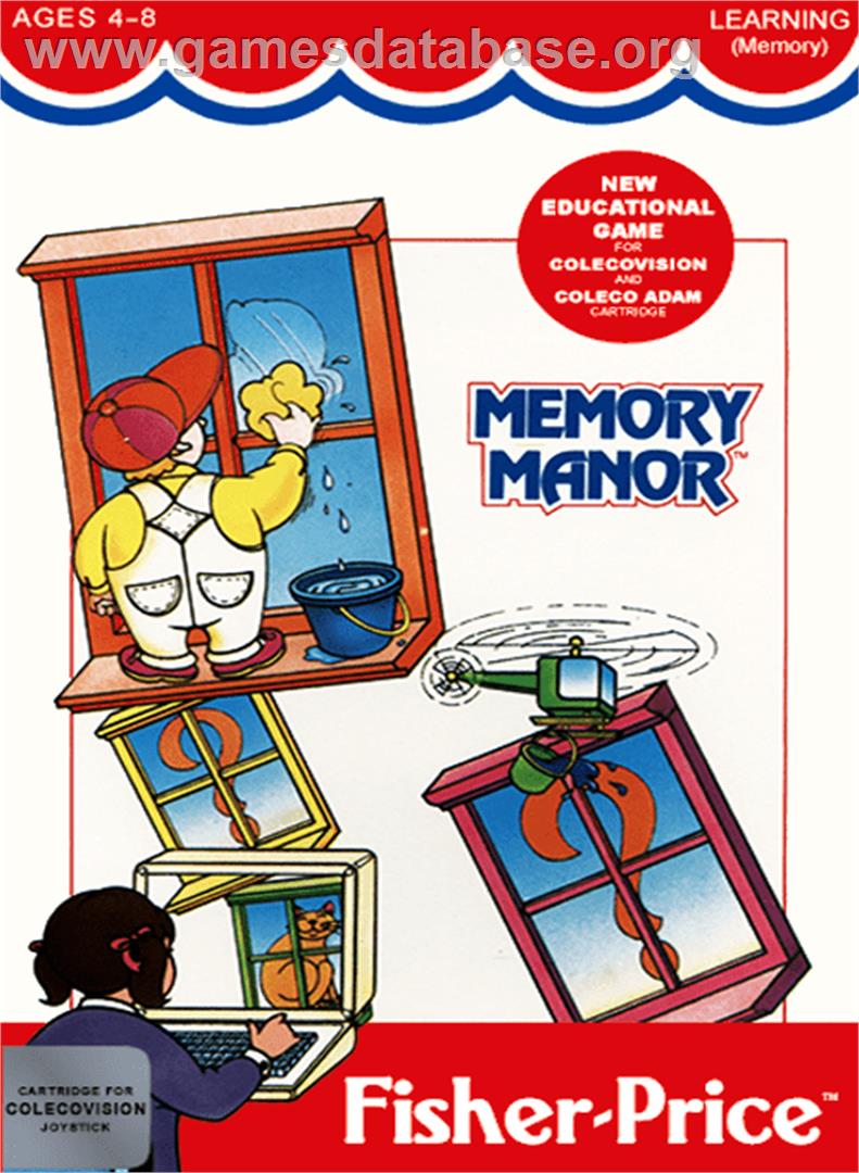 Memory Manor - Coleco Vision - Artwork - Box