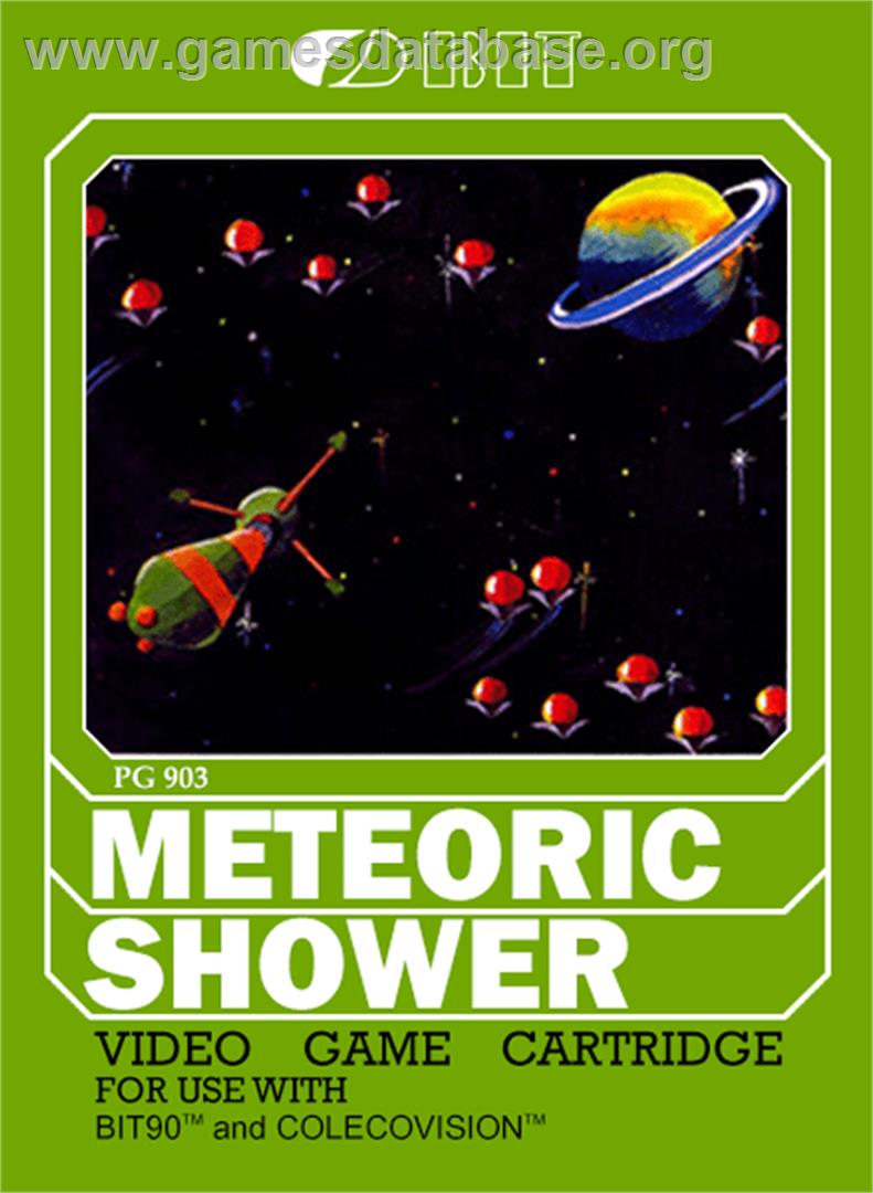 Meteoric Shower - Coleco Vision - Artwork - Box