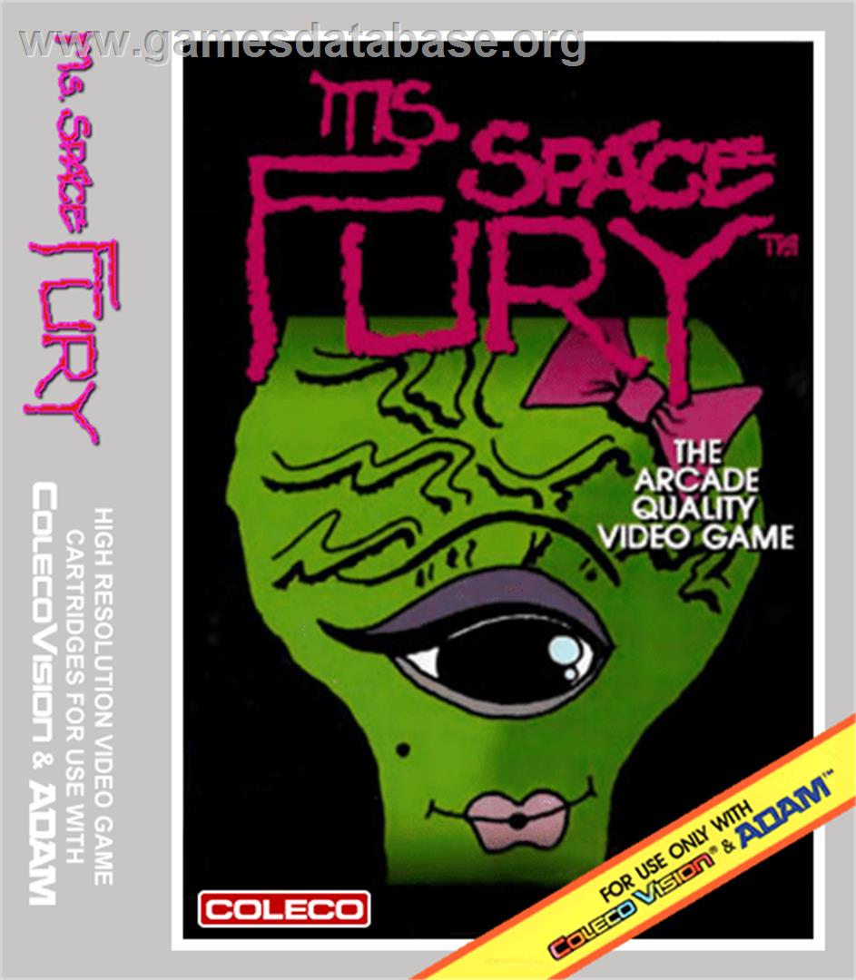 Ms. Space Fury - Coleco Vision - Artwork - Box