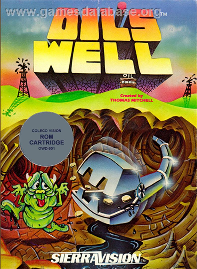 Oil's Well - Coleco Vision - Artwork - Box