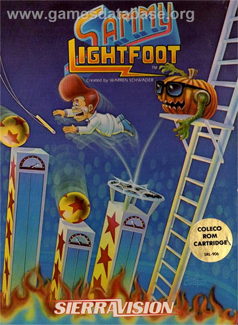 Sammy Lightfoot - Coleco Vision - Artwork - Box