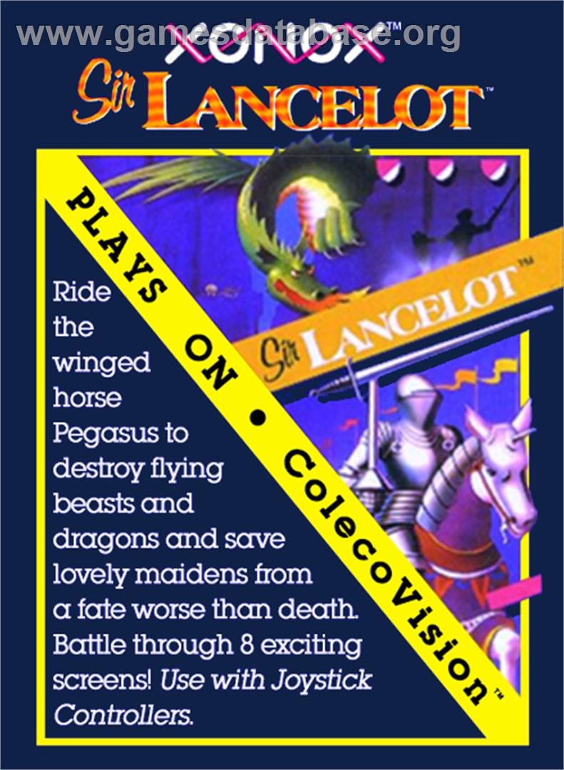 Sir Lancelot - Coleco Vision - Artwork - Box