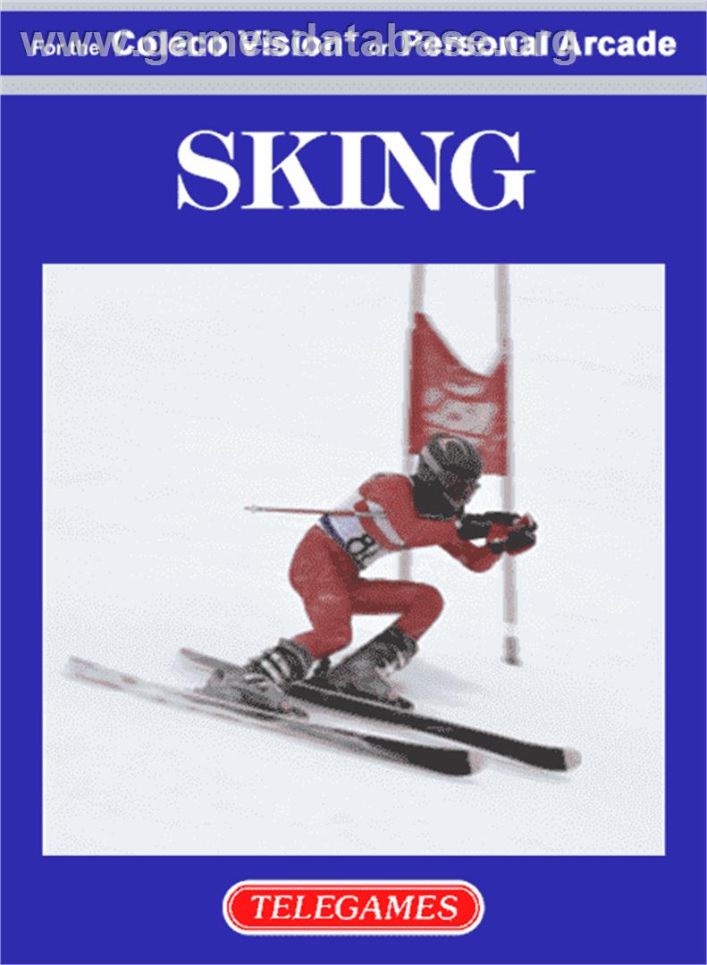 Skiing - Coleco Vision - Artwork - Box