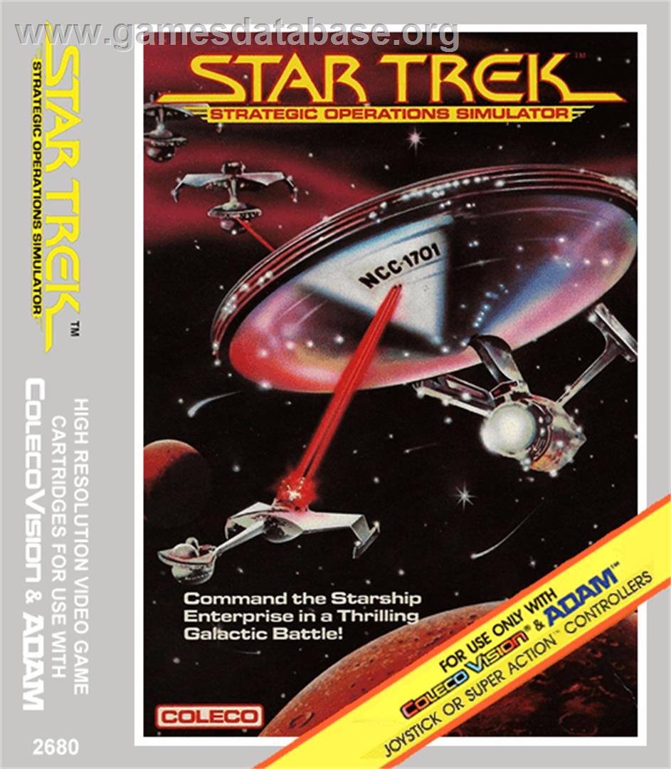 Star Trek Strategic Operations Simulator - Coleco Vision - Artwork - Box