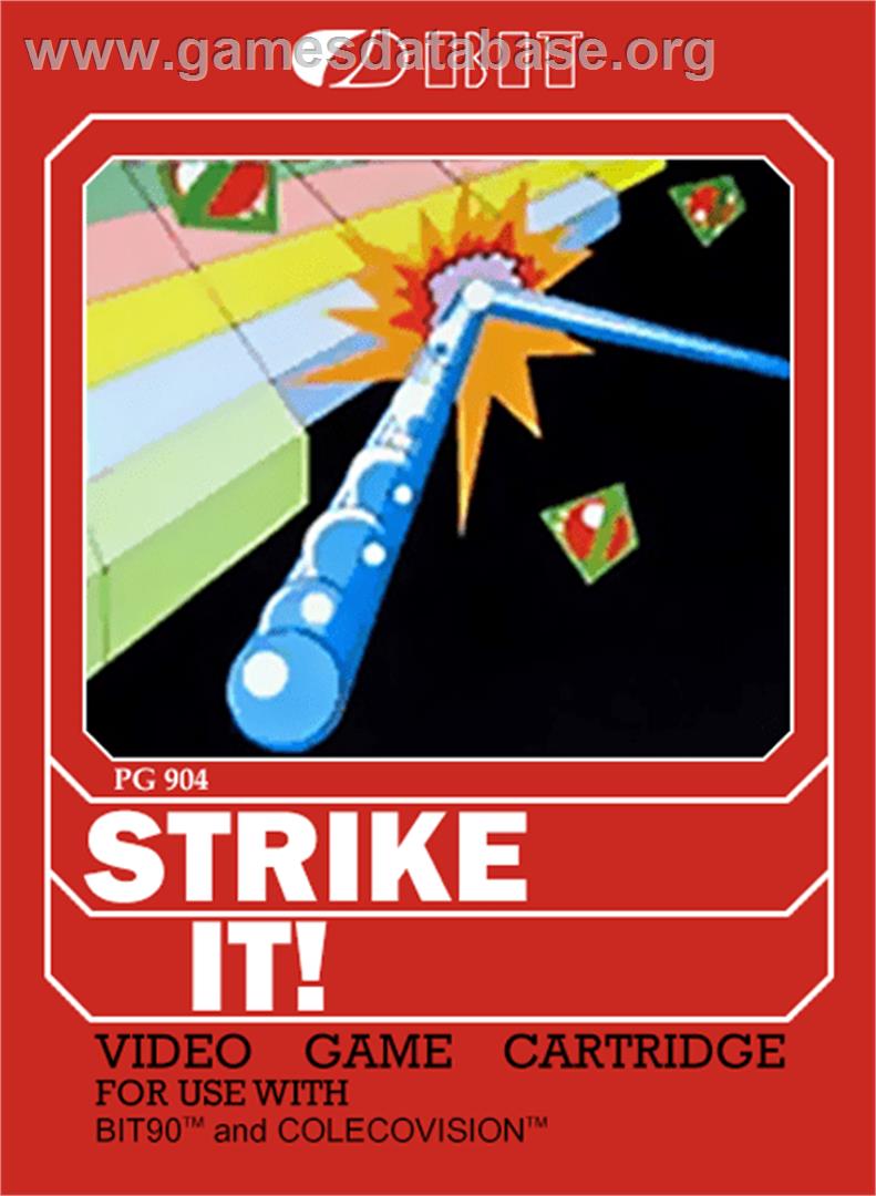 Strike It - Coleco Vision - Artwork - Box