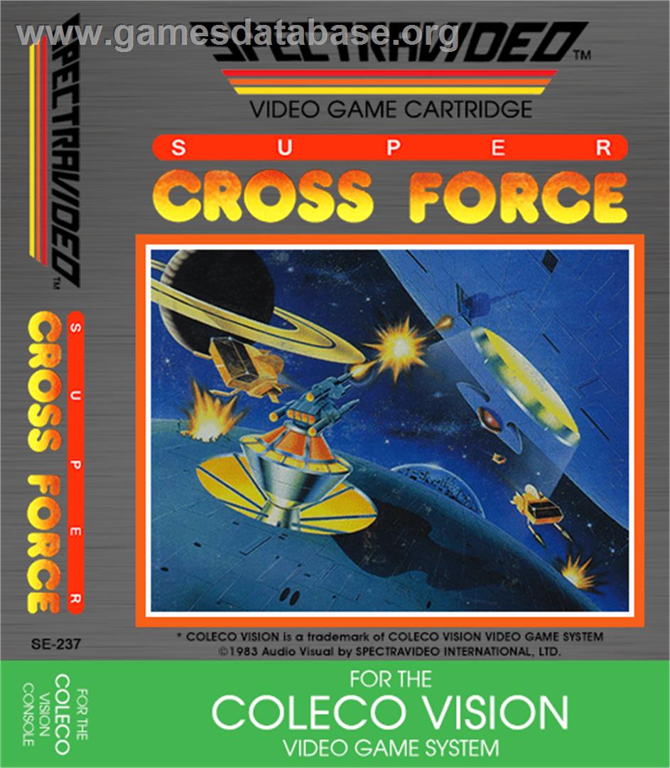Super Cross Force - Coleco Vision - Artwork - Box