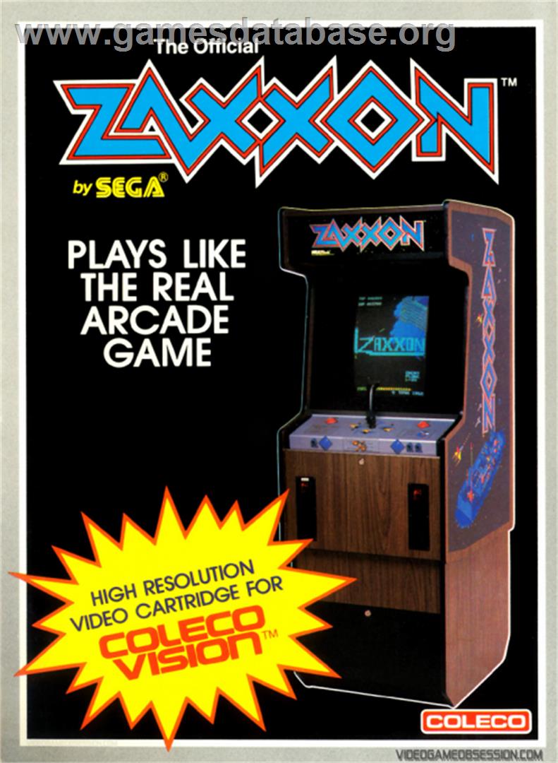 Zaxxon - Coleco Vision - Artwork - Box