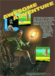 Box back cover for Pitfall II on the Coleco Vision.