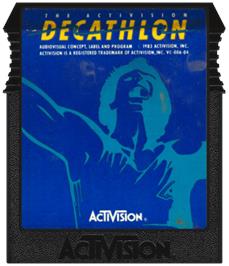 Cartridge artwork for Activision Decathlon on the Coleco Vision.