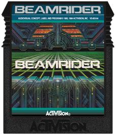 Cartridge artwork for Beamrider on the Coleco Vision.