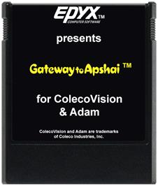 Cartridge artwork for Gateway to Apshai on the Coleco Vision.