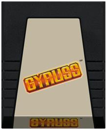 Cartridge artwork for Gyruss on the Coleco Vision.
