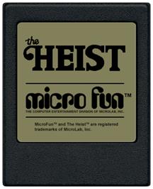 Cartridge artwork for Heist on the Coleco Vision.