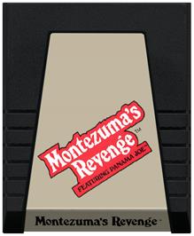 Cartridge artwork for Montezuma's Revenge on the Coleco Vision.