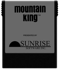 Cartridge artwork for Mountain King on the Coleco Vision.