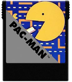 Cartridge artwork for Pac-Man on the Coleco Vision.