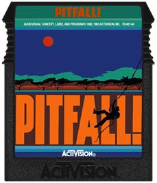 Cartridge artwork for Pitfall on the Coleco Vision.