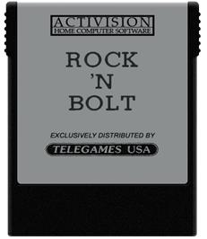 Cartridge artwork for Rock n' Bolt on the Coleco Vision.