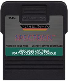 Cartridge artwork for Spectron on the Coleco Vision.