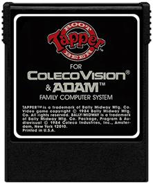 Cartridge artwork for Tapper on the Coleco Vision.