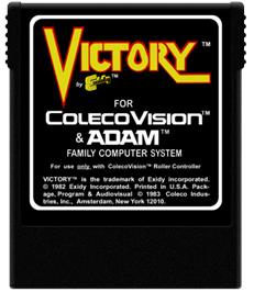 Cartridge artwork for Victory on the Coleco Vision.