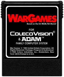 Cartridge artwork for War Games on the Coleco Vision.