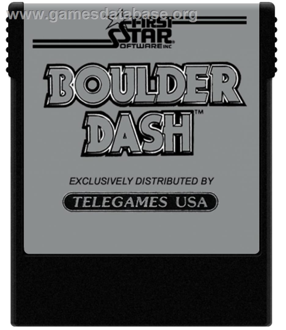 Boulder Dash - Coleco Vision - Artwork - Cartridge