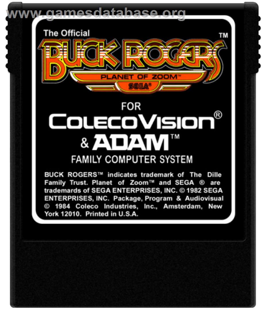 Buck Rogers: Planet of Zoom - Coleco Vision - Artwork - Cartridge