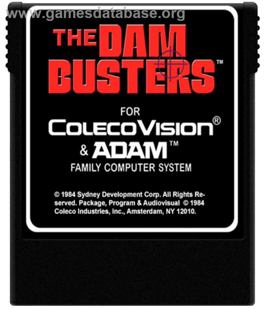Dambusters - Coleco Vision - Artwork - Cartridge