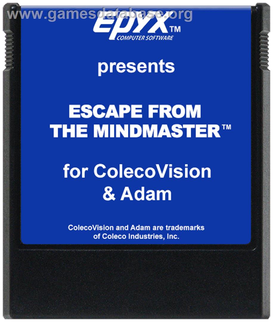 Escape from the Mindmaster - Coleco Vision - Artwork - Cartridge