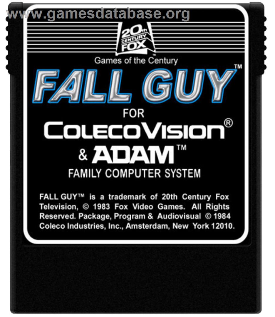 Fall Guy - Coleco Vision - Artwork - Cartridge