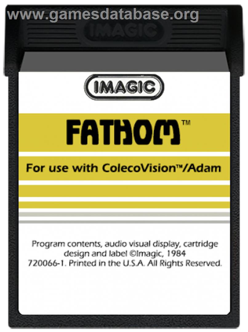 Fathom - Coleco Vision - Artwork - Cartridge