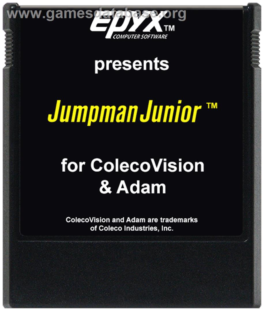 Jumpman Junior - Coleco Vision - Artwork - Cartridge