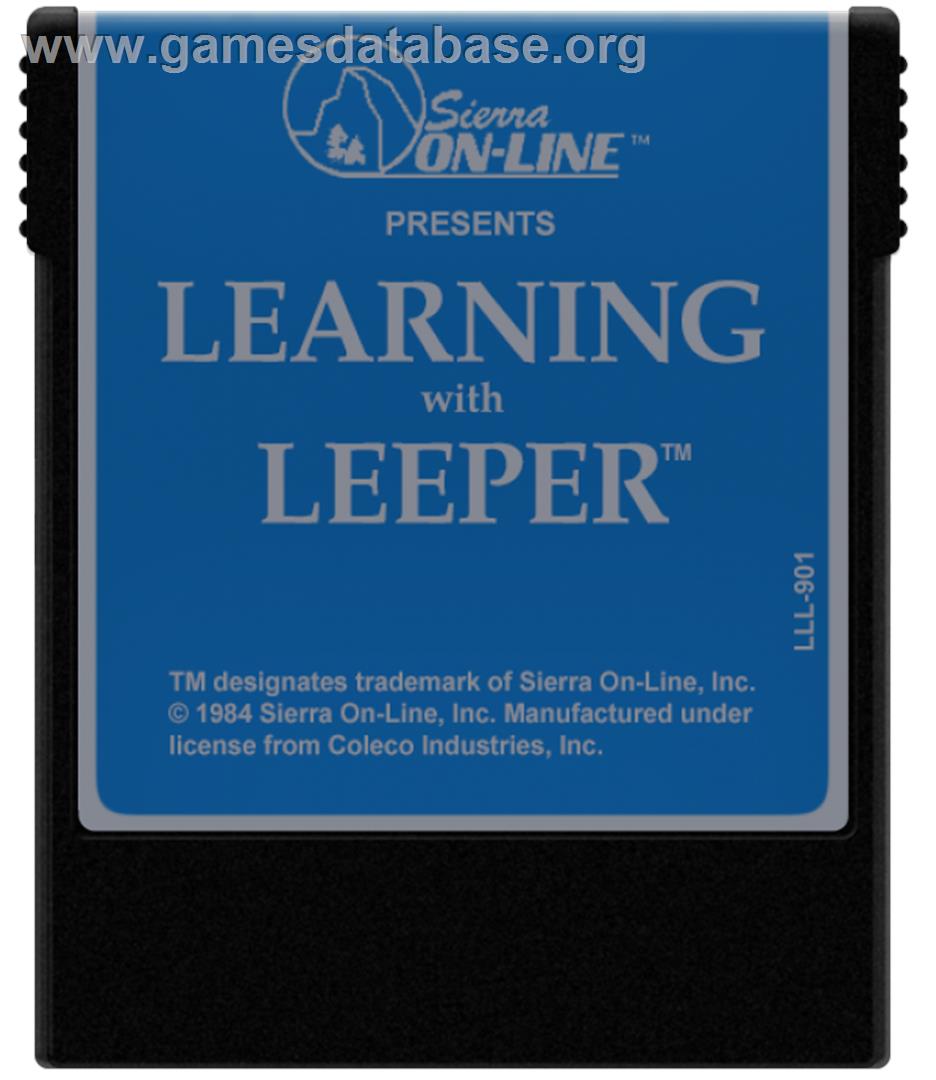 Learning with Leeper - Coleco Vision - Artwork - Cartridge