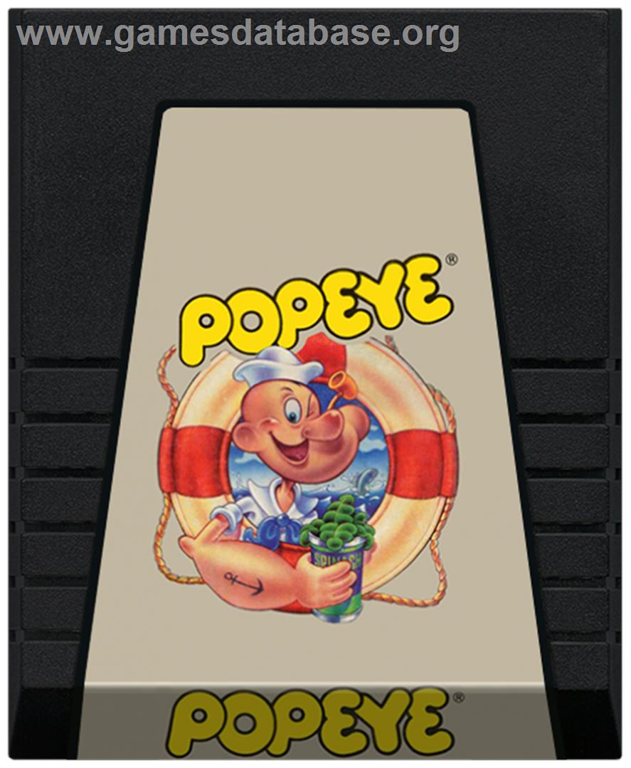 Popeye - Coleco Vision - Artwork - Cartridge