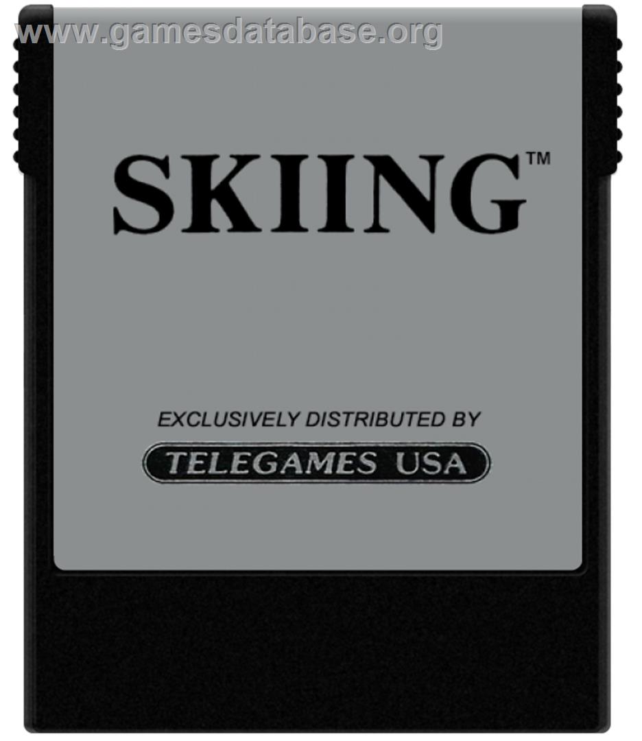 Skiing - Coleco Vision - Artwork - Cartridge
