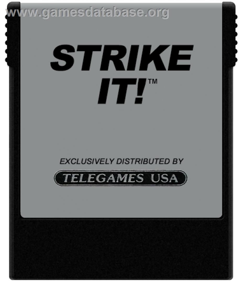 Strike It - Coleco Vision - Artwork - Cartridge